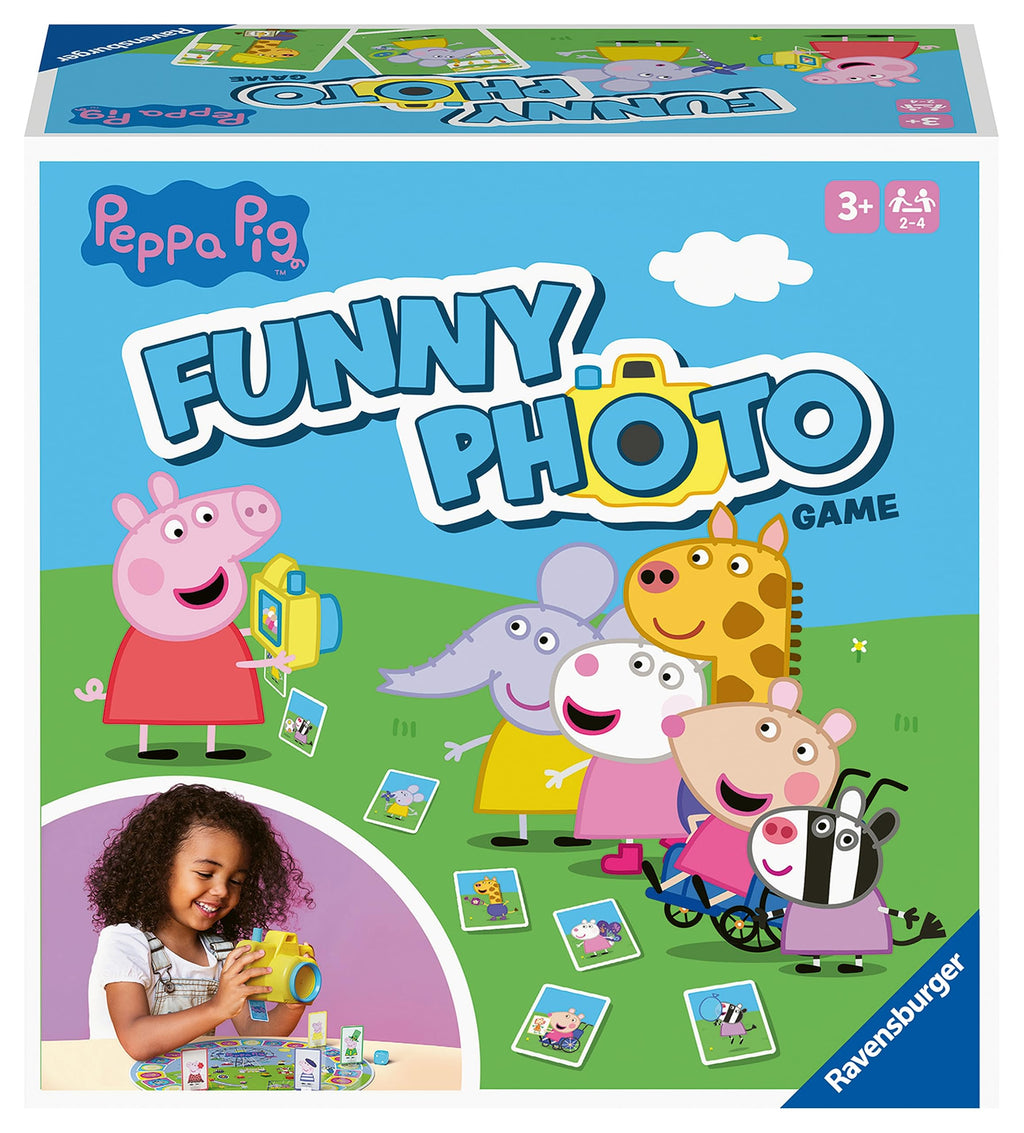 Ravensburger Peppa Pig Toys - Funny Photo Kids Game for Children Age 3 Years Up - 2 to 4 Players