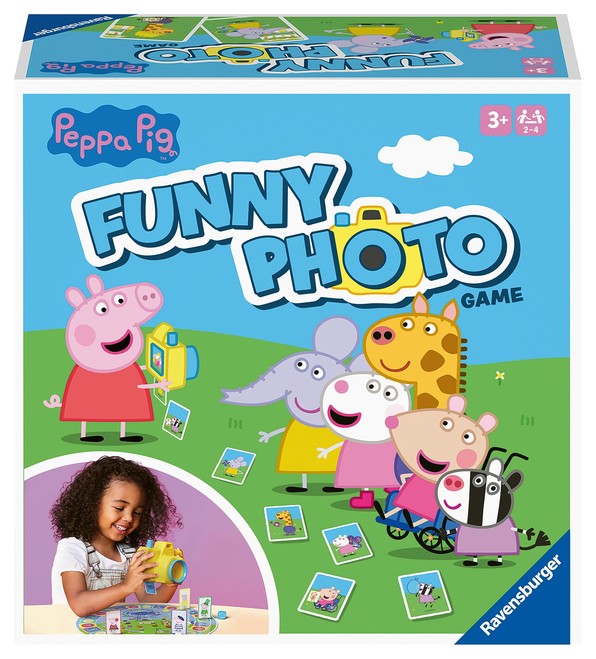 Ravensburger Peppa Pig Toys - Funny Photo Kids Game for Children Age 3 Years Up - 2 to 4 Players