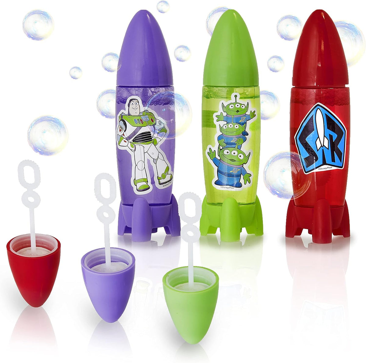 Disney Toy Story 4 Game 3 Piece Bubbles For Children With Buzz Lightyear