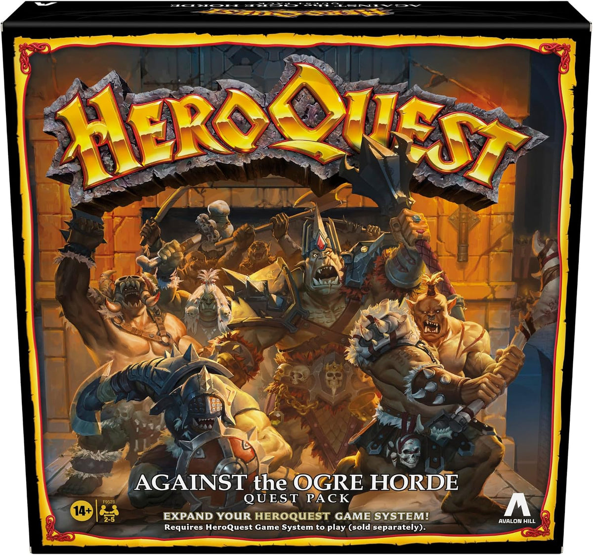 Avalon Hill Heroquest Against the Ogre Horde Quest Pack, Roleplaying Game, Requires HeroQuest Game System to Play - Engl