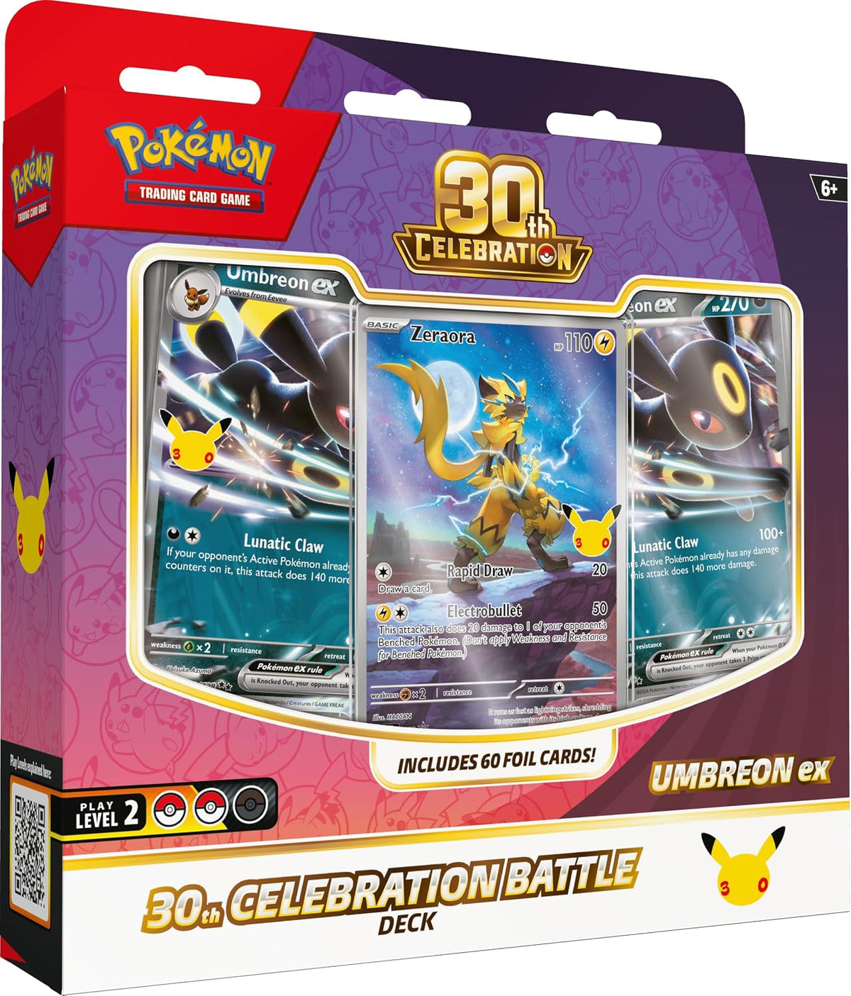 Pokémon TCG 30th Celebration Battle Deck Umbreon ex