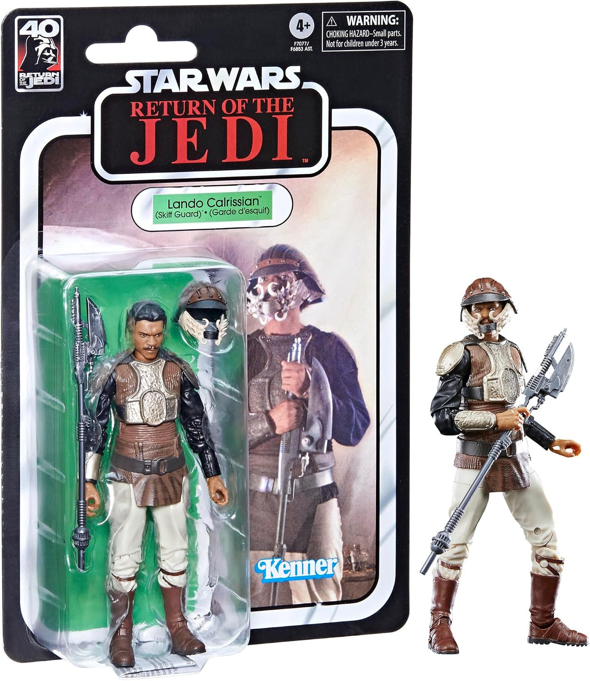 Star Wars Hasbro Wars The Black Series Lando Calrissian, Wars: Return of Jedi 6-Inch Action Figures, F7077, Multicolor