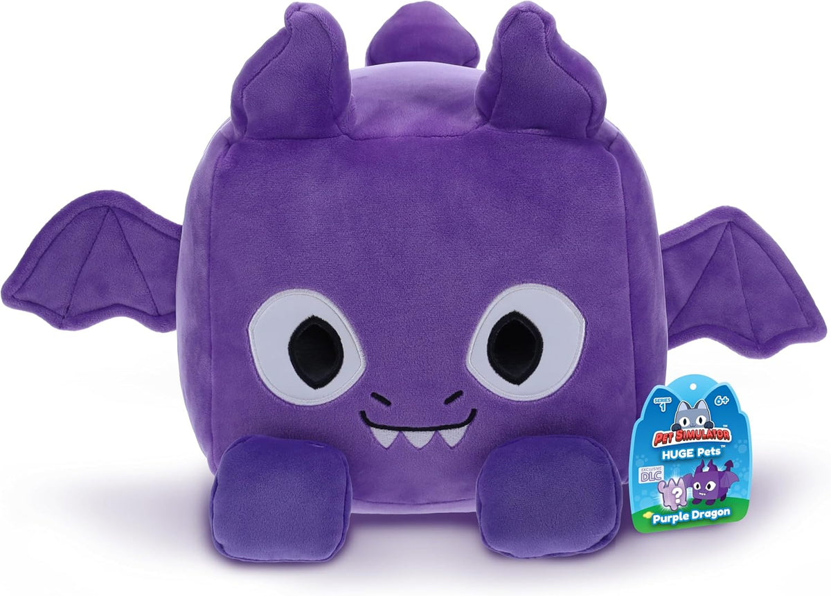 Pet Simulator - Purple Dragon Huge Pet Plush (8.5" Tall, Series 1)