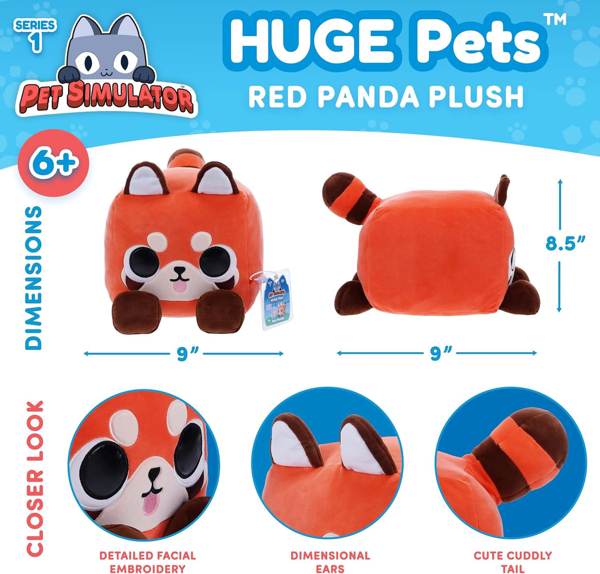 Pet Simulator - Large Animals - Red Panda - 25 cm