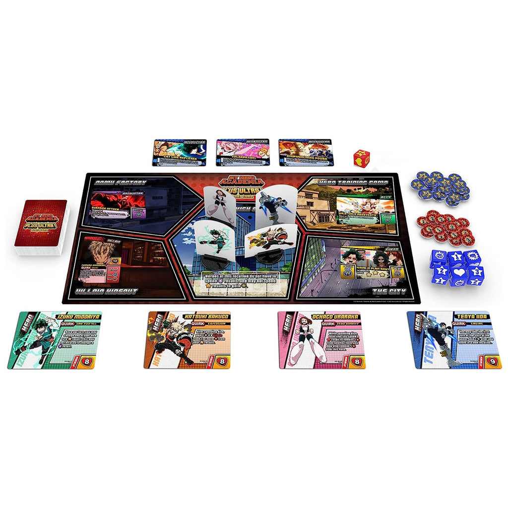 JASCO Games | My Hero Academia Plus Ultra! Board Game | Board Game | Ages 14+ | 2-4 Players | 30 Minutes Playing Time, MHABG01