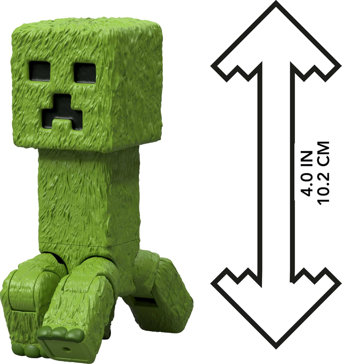 Mattel Minecraft Action Figure & Accessories Set, 4-inch Creeper Posable Character Collectible Inspired by A Minecraft M
