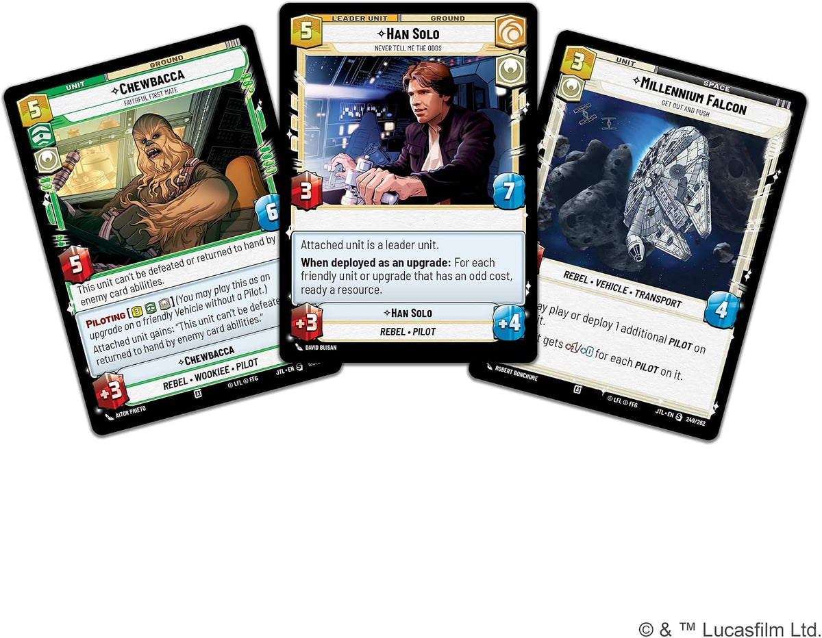 Fantasy Flight Games - Star Wars: Unlimited Trading Card Game - Jump to Lightspeed Han Solo SPOTLIGHT DECK - Ready-to-Pl