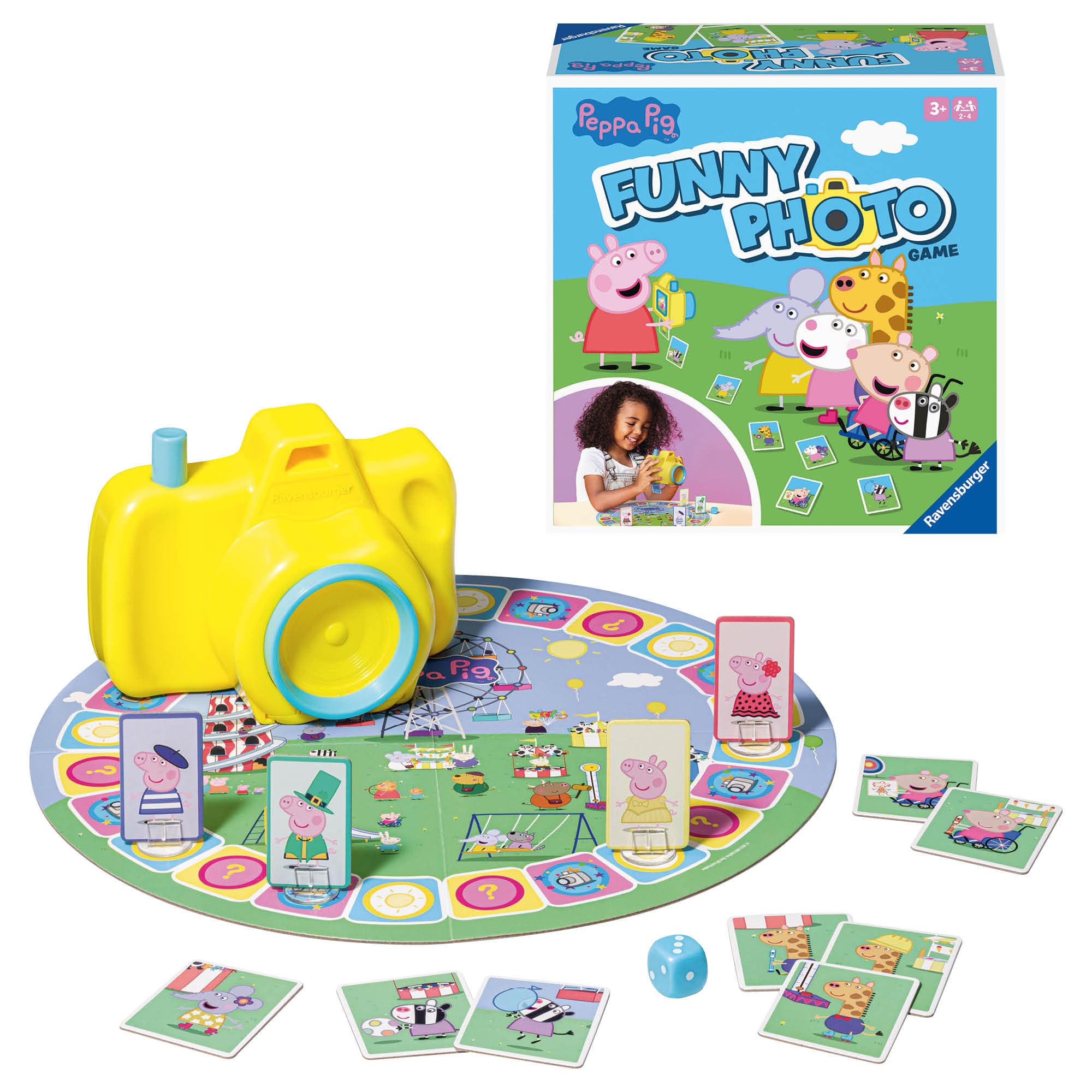 Ravensburger Peppa Pig Toys - Funny Photo Kids Game for Children Age 3 Years Up - 2 to 4 Players