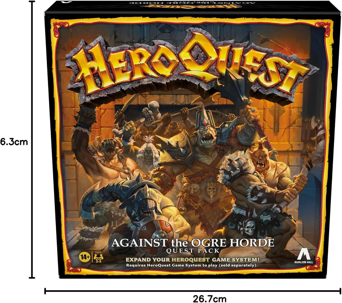 Avalon Hill Heroquest Against the Ogre Horde Quest Pack, Roleplaying Game, Requires HeroQuest Game System to Play - Engl