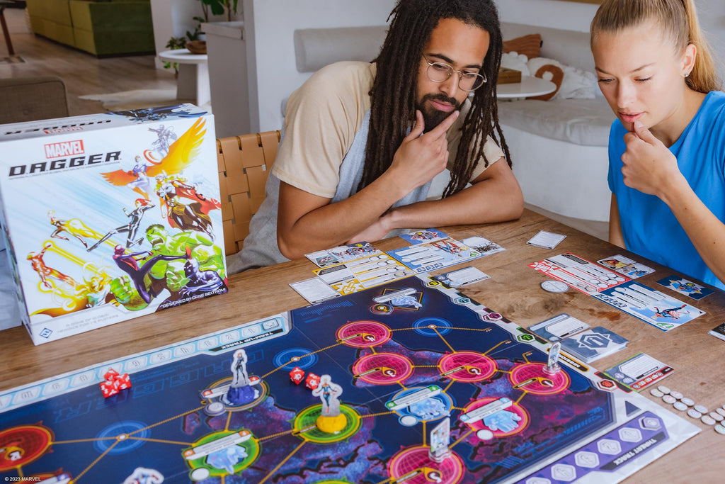 Fantasy Flight Games | MARVEL D.A.G.G.E.R. | Cooperative Board Game | Ages 12+ | 1-5 Players | 3-4 Hours Playing Time