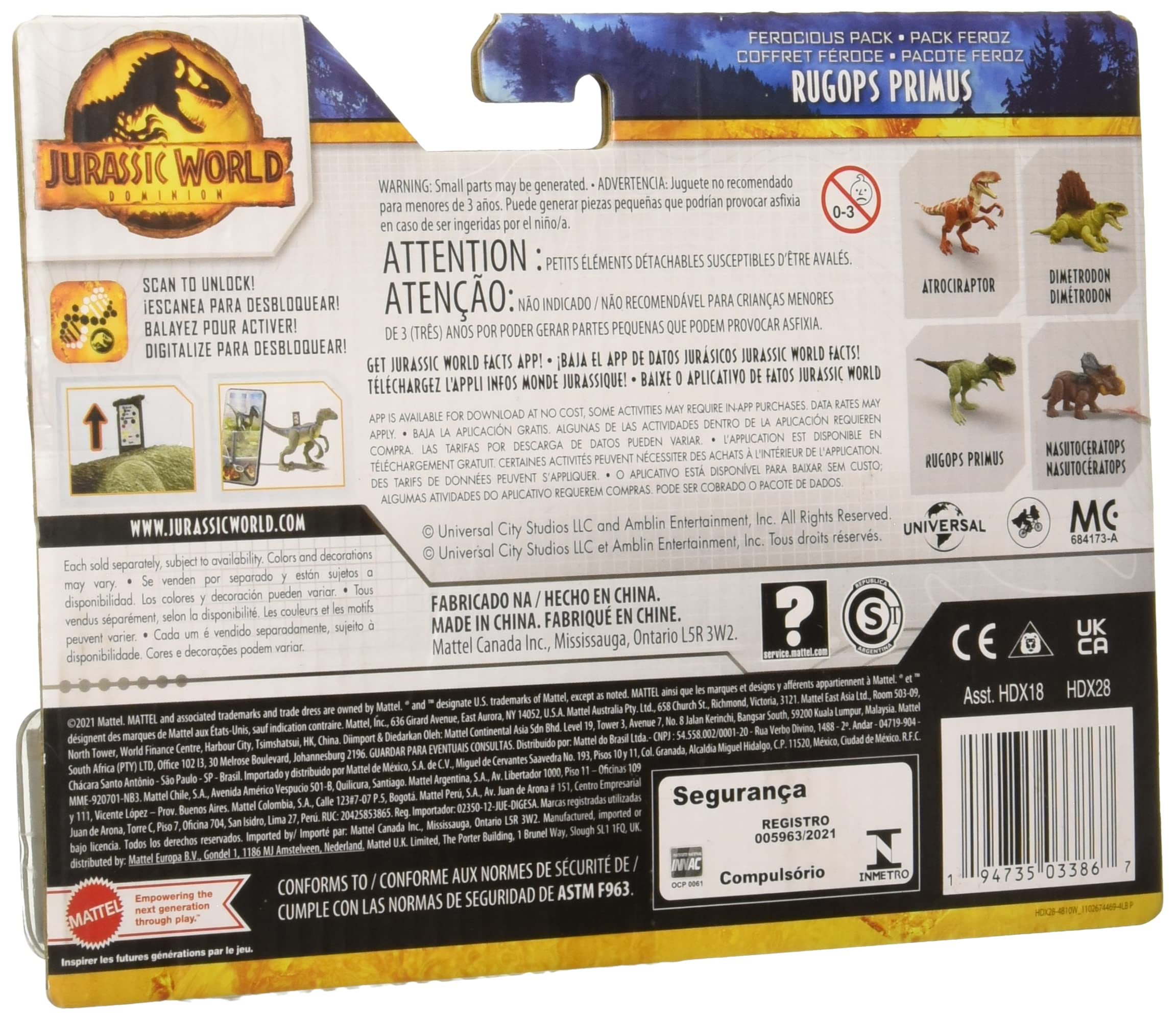 Jurassic World Dominion RUGOPS Primus