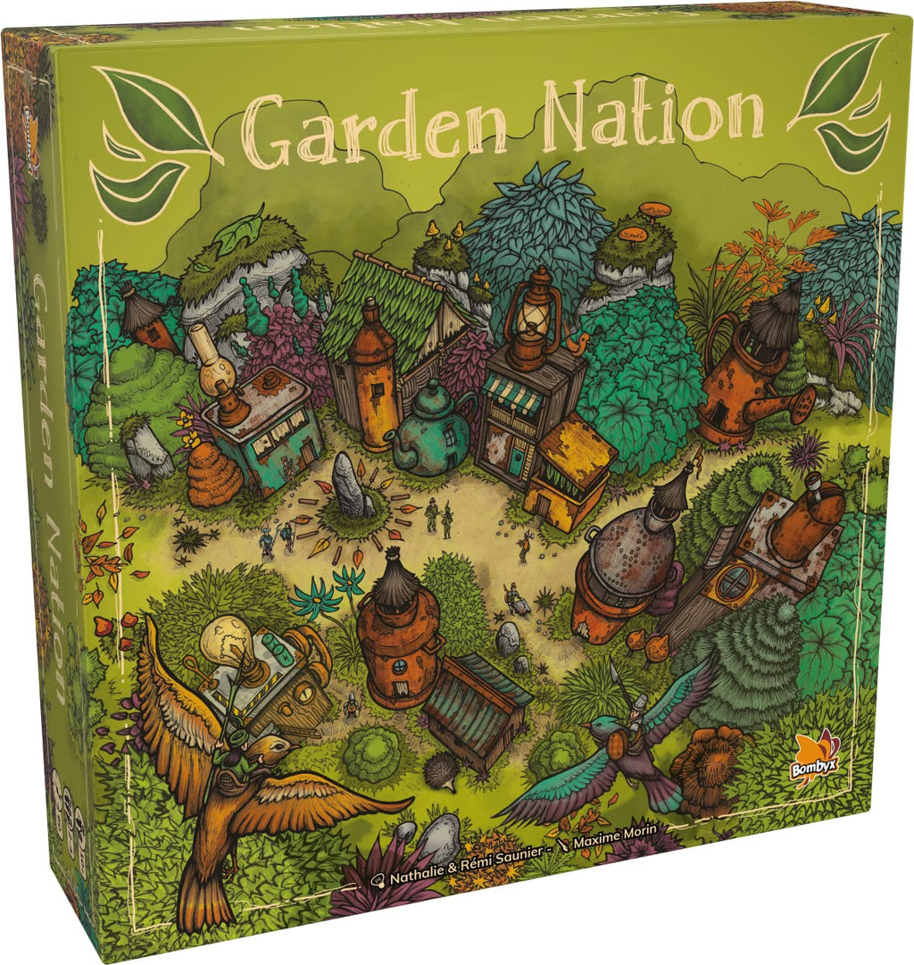 Holy Grail Games | Garden Nation | Board Game | Ages 10+ | 2-4 Players | 60-75 Minutes Playing Time