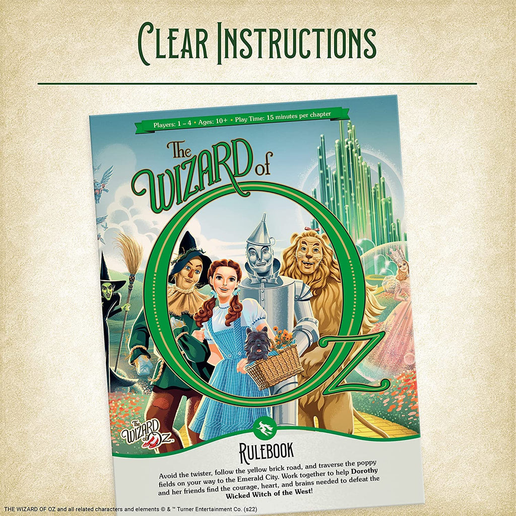 Ravensburger The Wizard of Oz Adventure Book - Family Strategy Board Games for Kids and Adults Age 10 Years Up - 1 to 4 Players