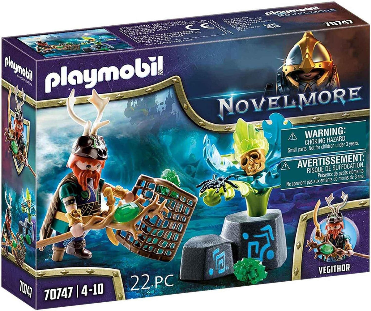 Playmobil 70747 Novelmore Knights Violet Vale - Plant Magician, Fun Imaginative Role-Play, PlaySets Suitable for Childre