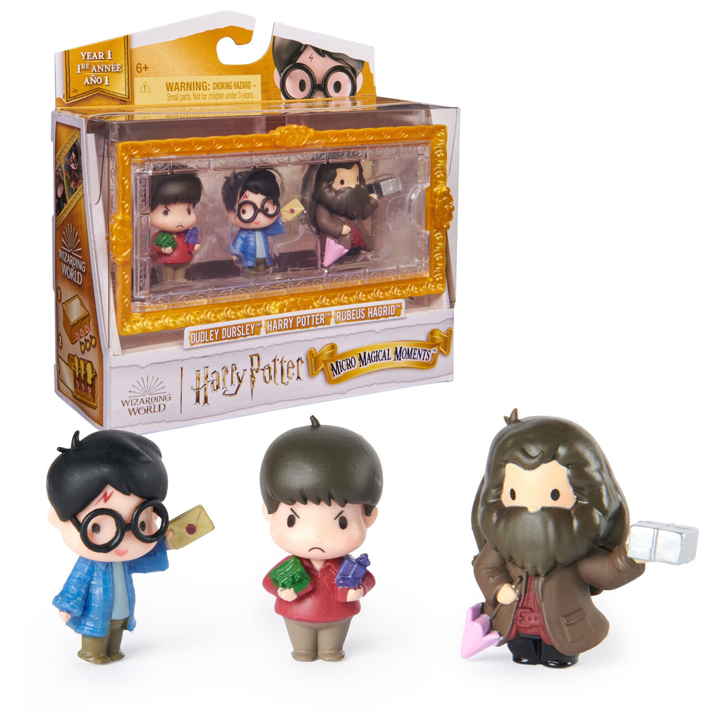 Wizarding World Spin Master Potter CllctbleMltPckHarryandDudley Solid Color (New) Harry, Hagrid & Dudley, 1, 6067402