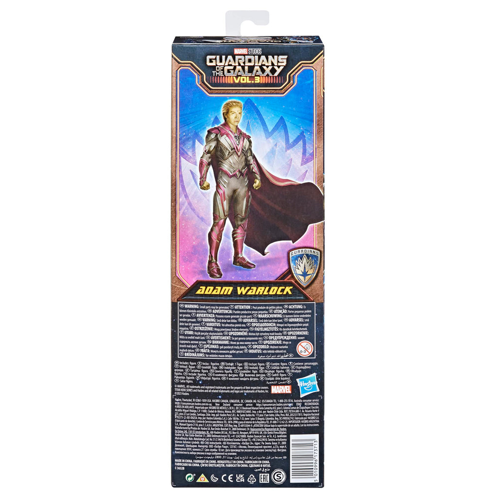 Marvel Guardians of the Galaxy Vol. 3 Titan Hero Series Adam Warlock Action Figure, Super Hero Toys for Children, Ages 4 and Up