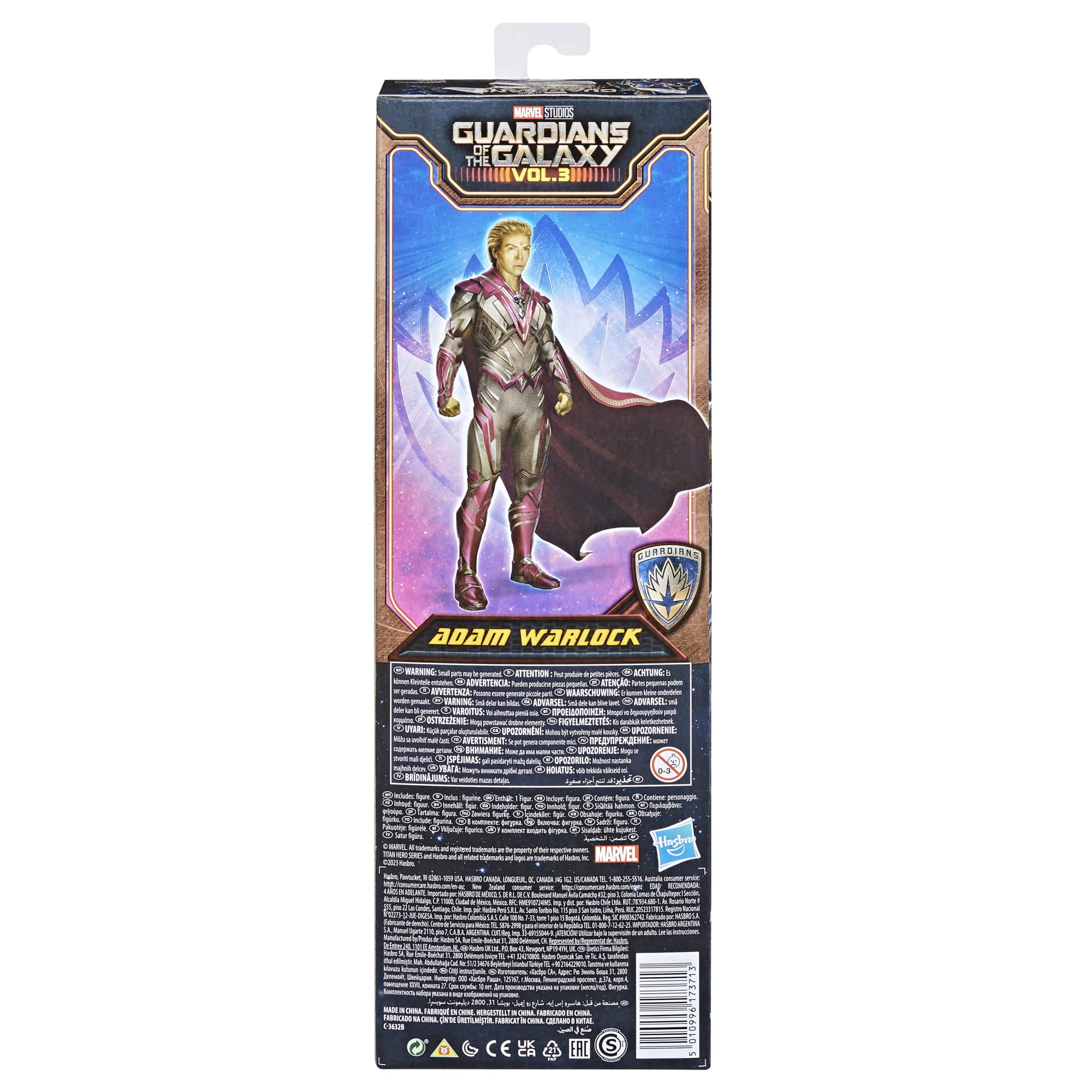 Marvel Guardians of the Galaxy Vol. 3 Titan Hero Series Adam Warlock Action Figure, Super Hero Toys for Children, Ages 4 and Up