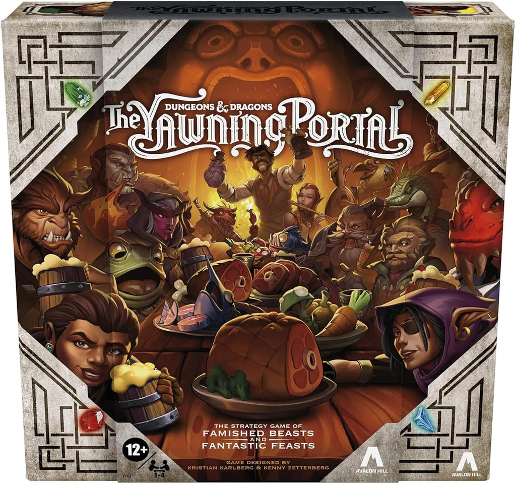 Avalon Hill Dungeons & Dragons: The Yawning Portal Game, D&D Strategy Board for 1-4 Players, Games, Family, F6647, Multi