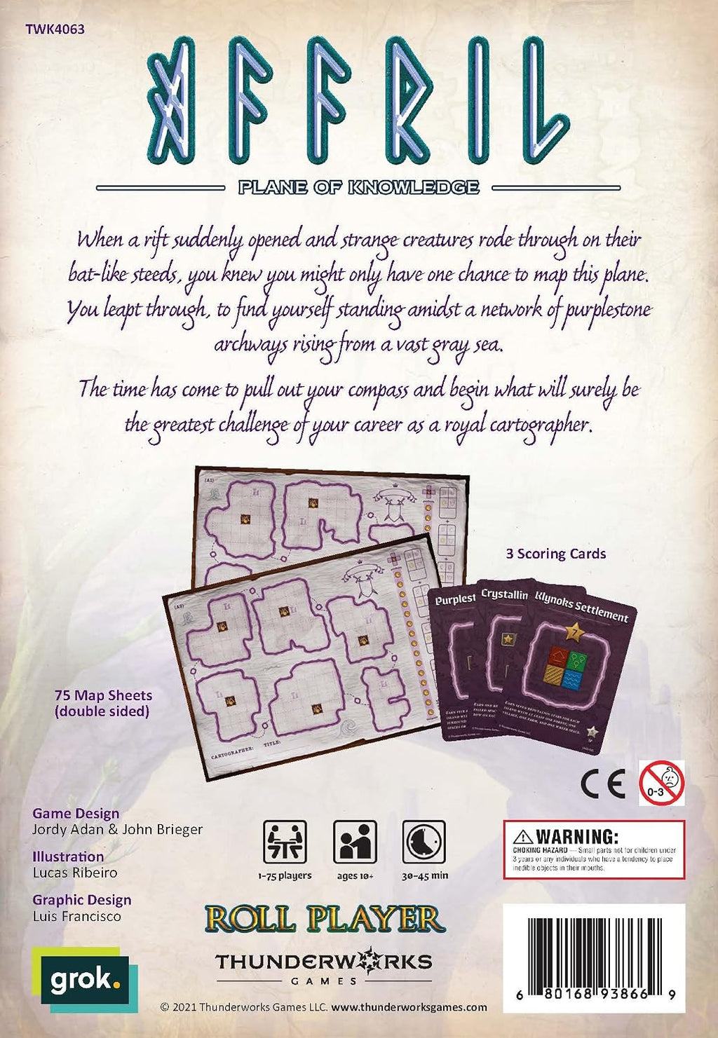 Cartographers Map Pack 2: Affril – Plane of Knowledge