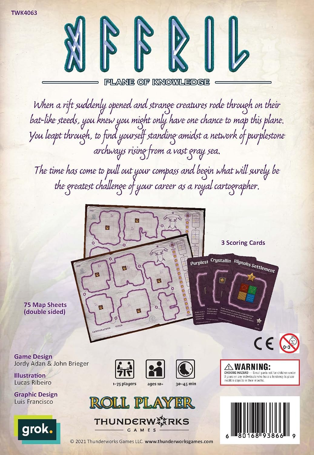 Cartographers Map Pack 2: Affril – Plane of Knowledge