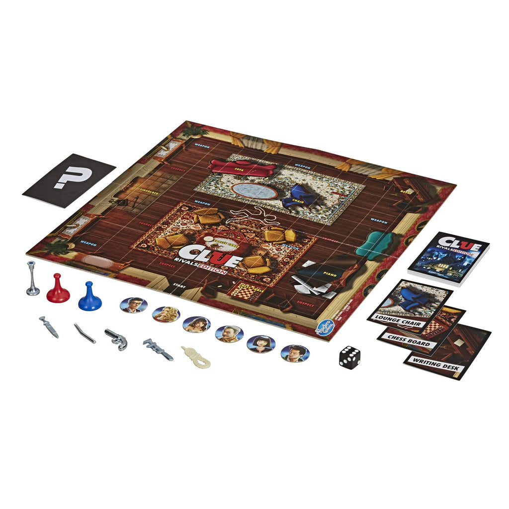 Hasbro Cluedo Board Game - Edition for Rivals, One to One Game for 2 Players, Fast Game, for Children from 8 Years, Classic Detective Game: Discover Who Committed the Crime