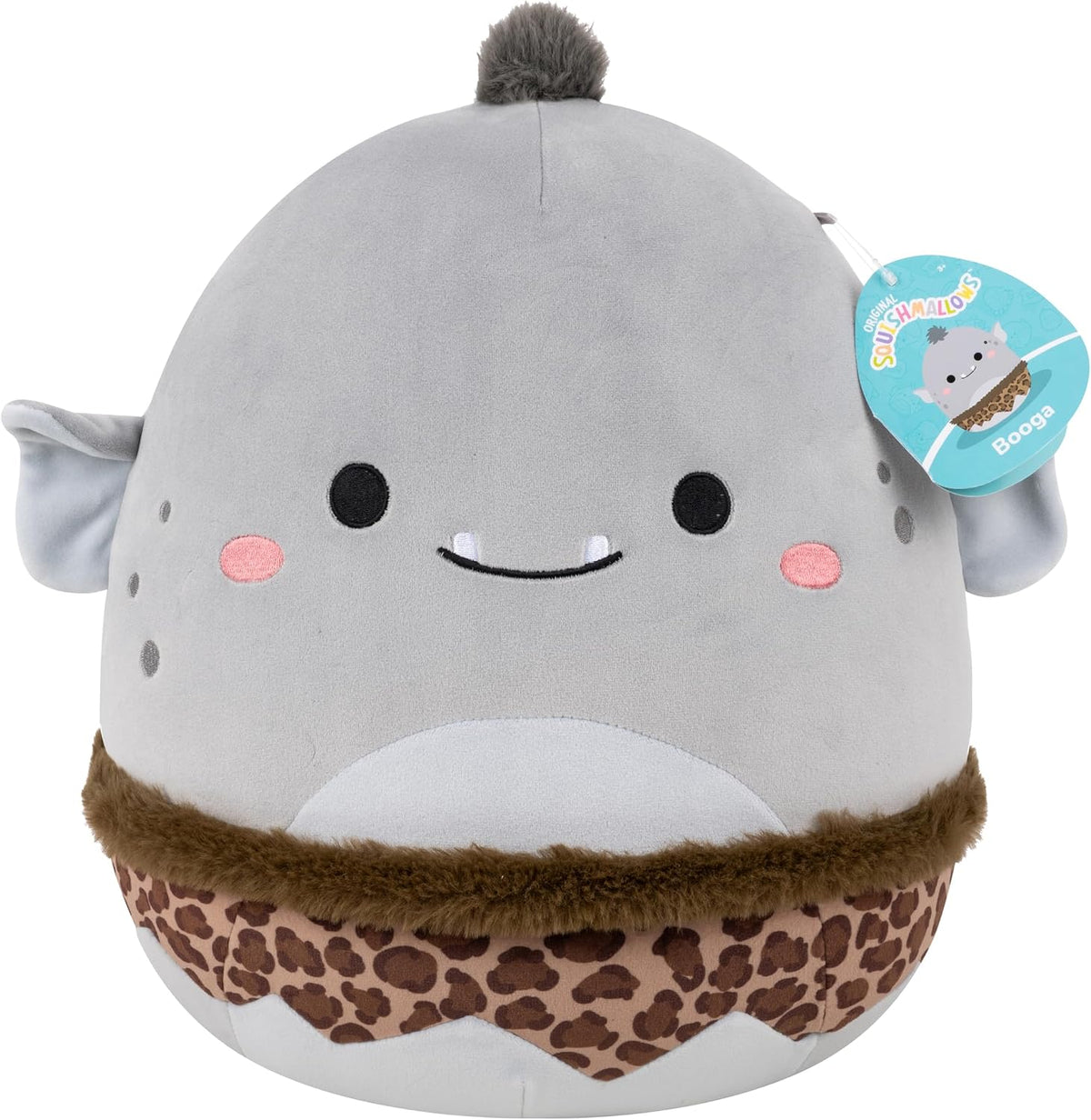 Squishmallows Original 12-Inch Booga the Grey Ogre