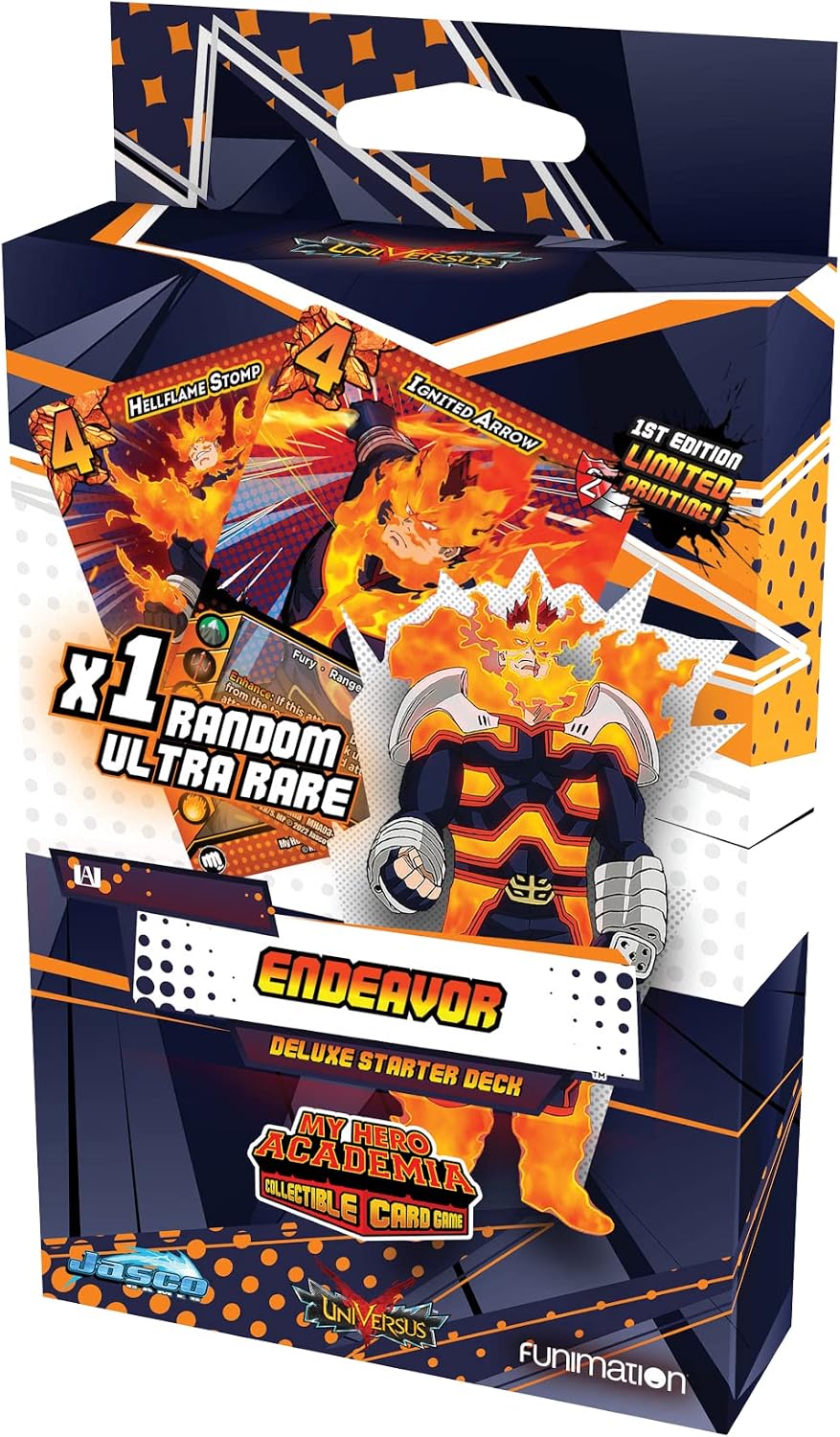 Asmodee Jasco Games My Hero Academia CCG Series 3: Endeavor Deluxe Starter Deck