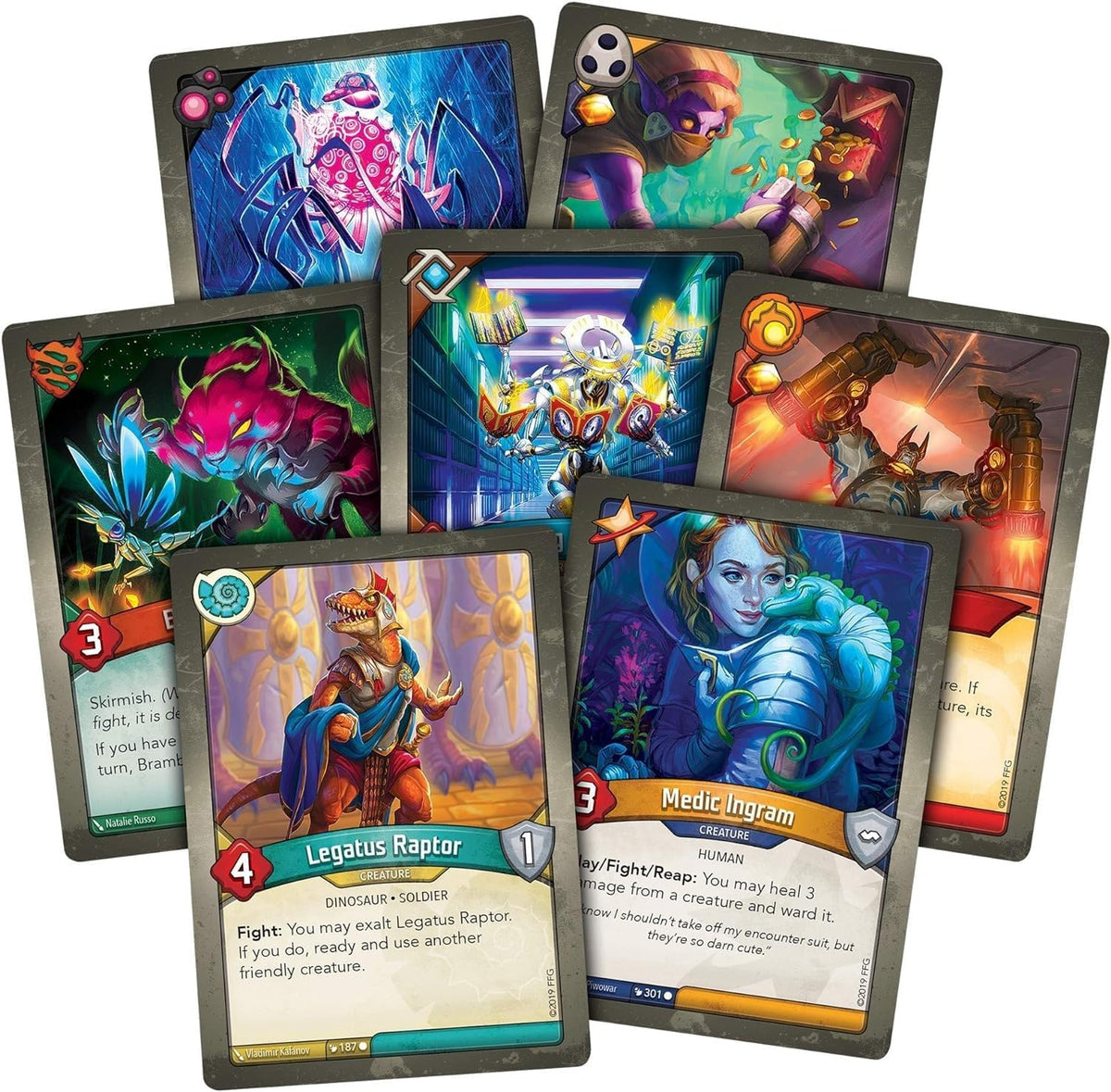 KeyForge Worlds Collide Deck Display (12 Decks)