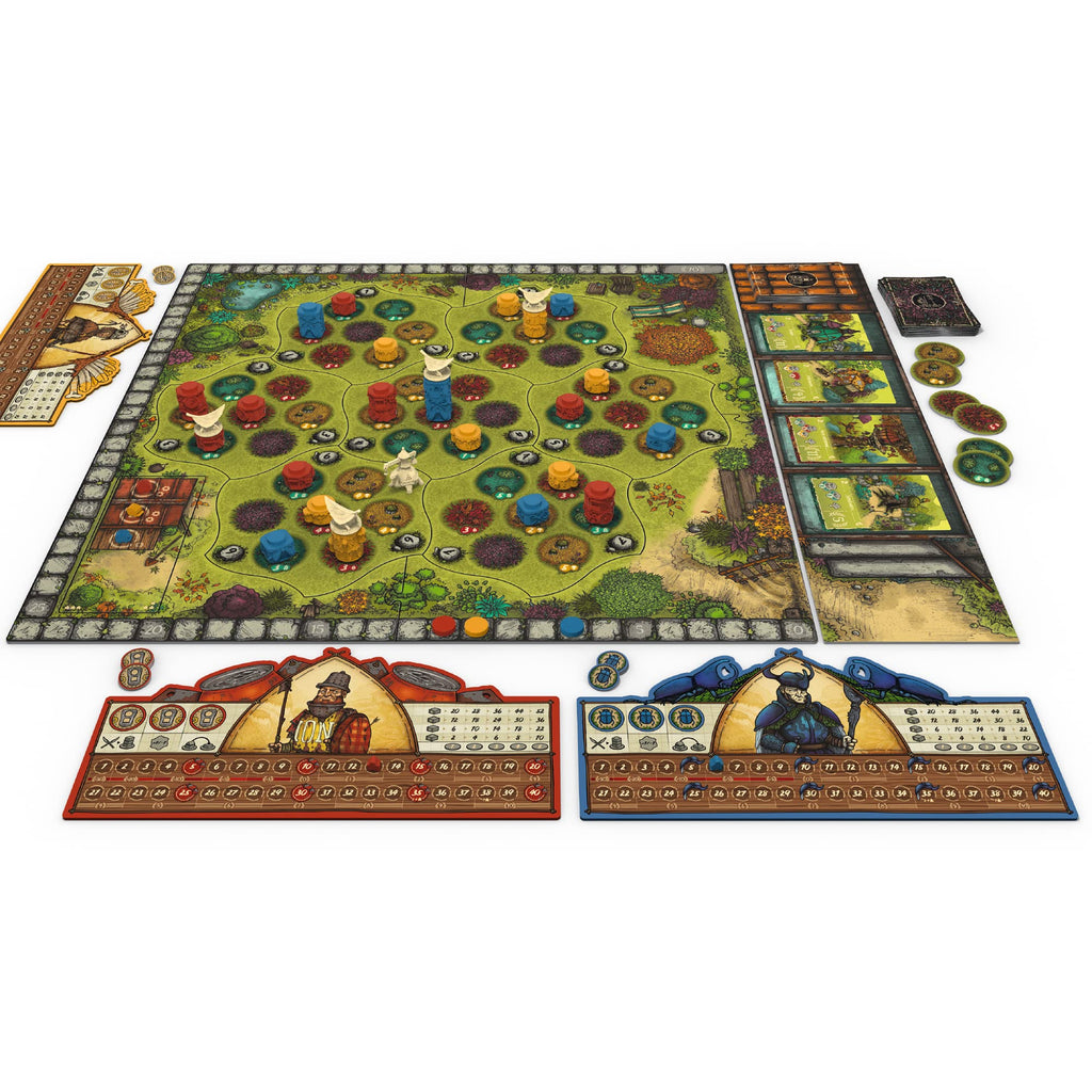 Holy Grail Games | Garden Nation | Board Game | Ages 10+ | 2-4 Players | 60-75 Minutes Playing Time