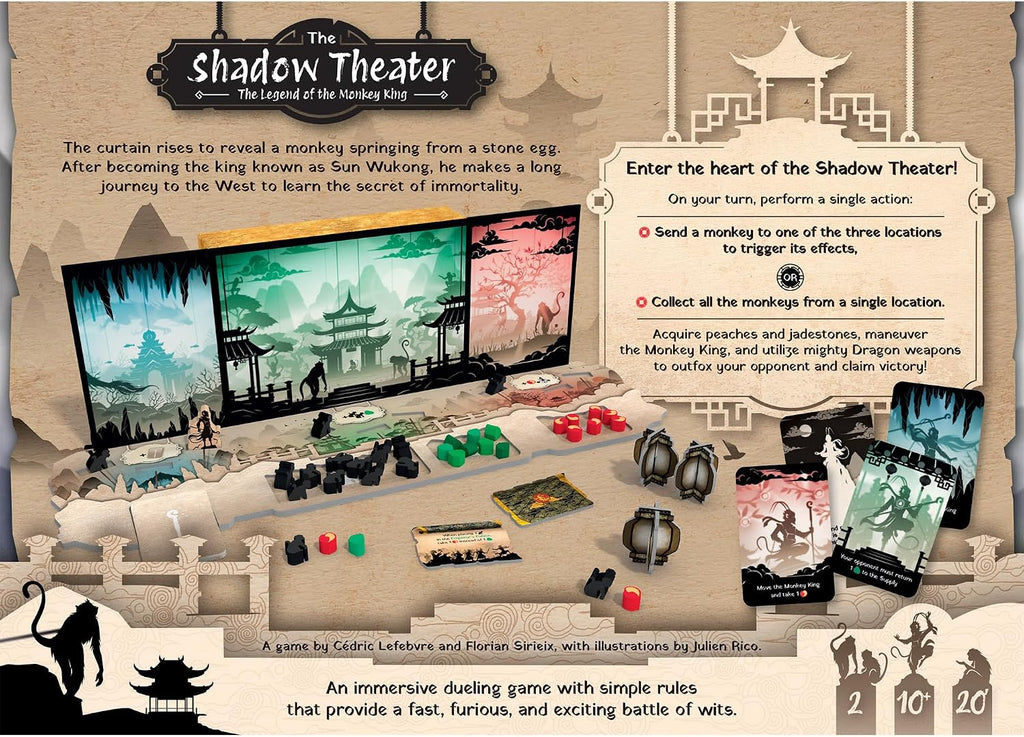 Space Cowboys Asmodee The Shadow Theater: The Legend of The Monkey King