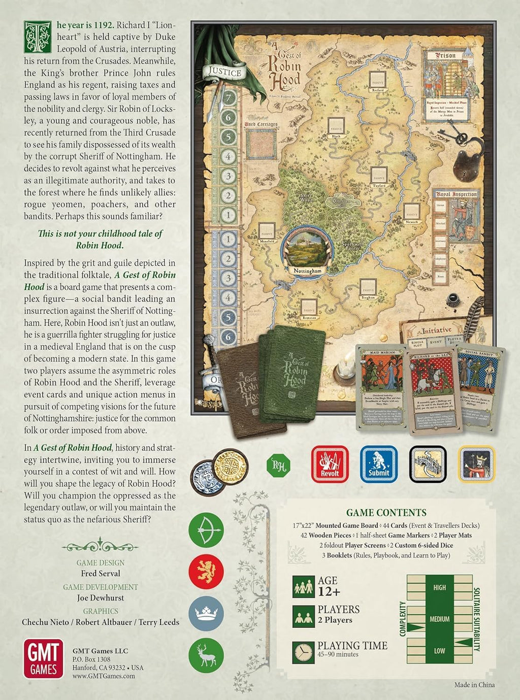 GMT Games: A Gest of Robin Hood