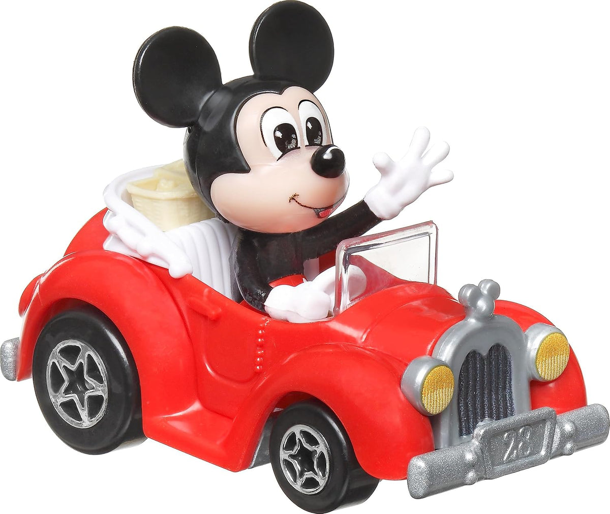Hot Wheels RacerVerse, Set of 4 Die-Cast Disney Toy Cars Optimized for Hot Wheels Track with Popular Disney Characters a