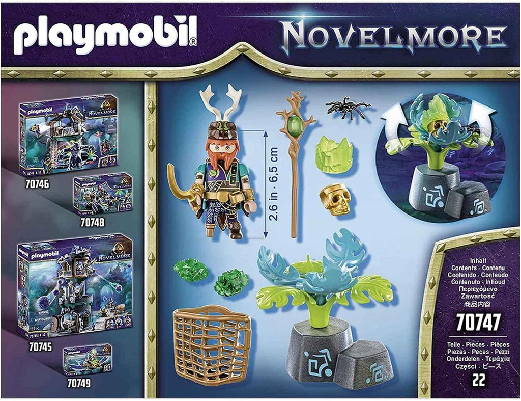 Playmobil 70747 Novelmore Knights Violet Vale - Plant Magician, Fun Imaginative Role-Play, PlaySets Suitable for Childre