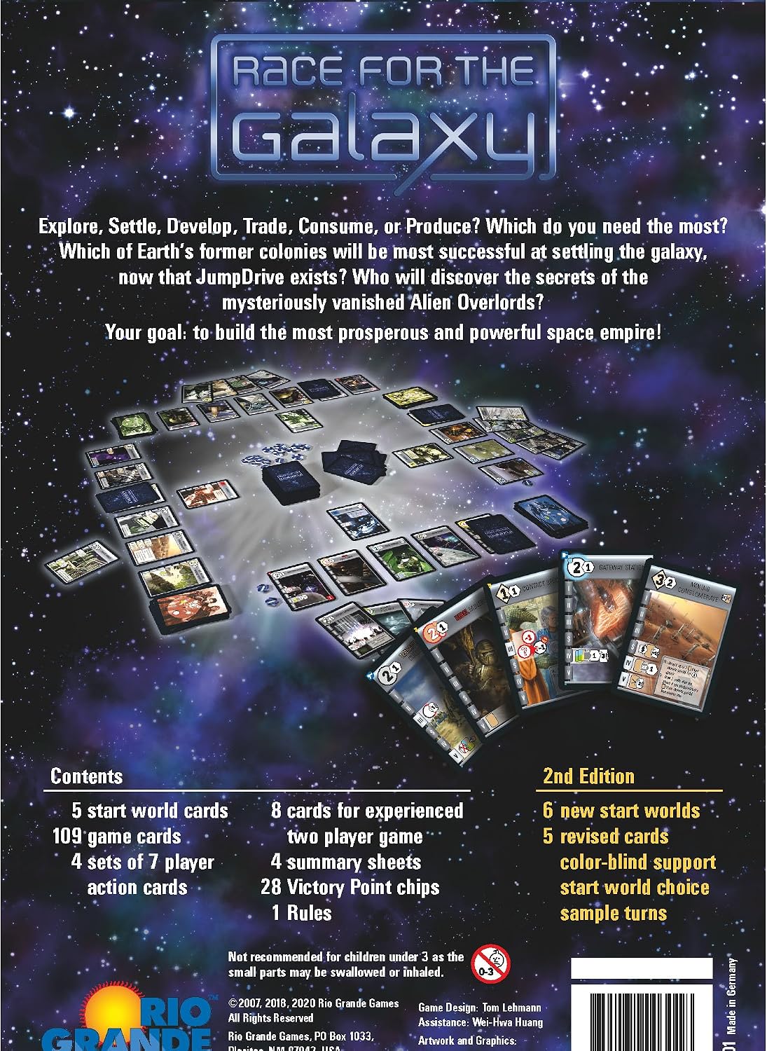 Rio Grande Games, Race for the Galaxy, Ages 14+