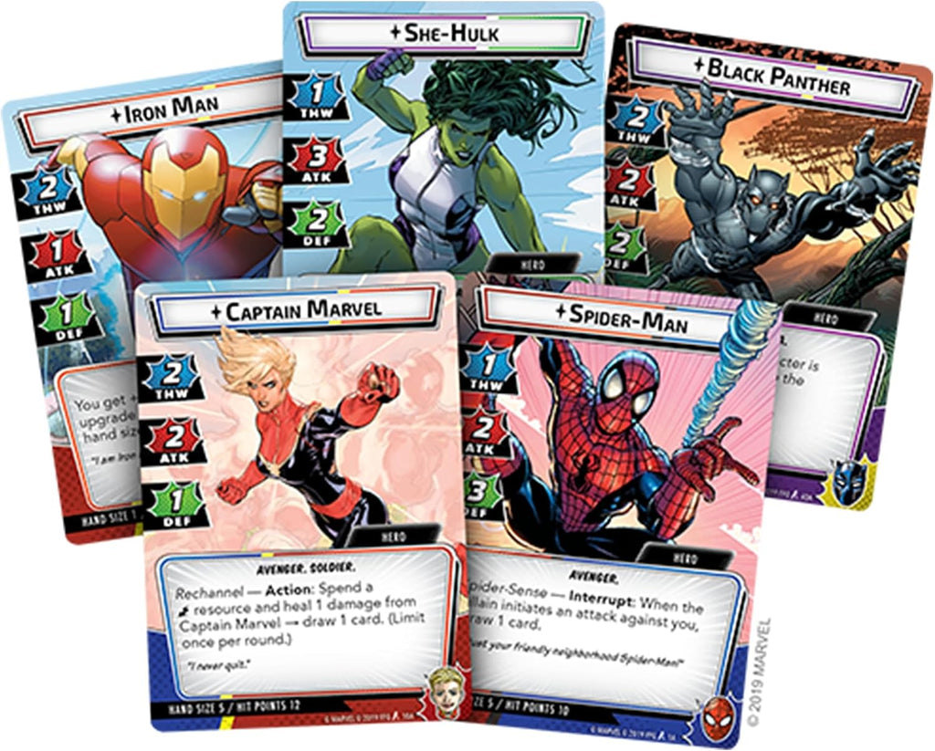 FFG Marvel Champions: The Card Game, Multicolor, 1 Main Game