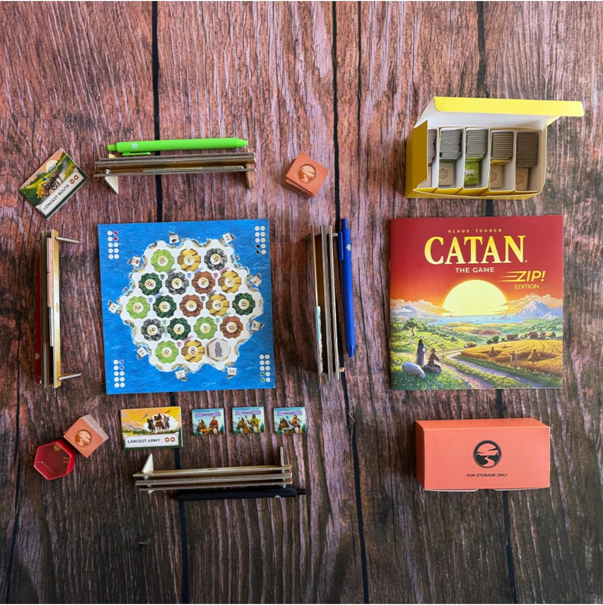 CATAN Zip! Travel Strategy Game