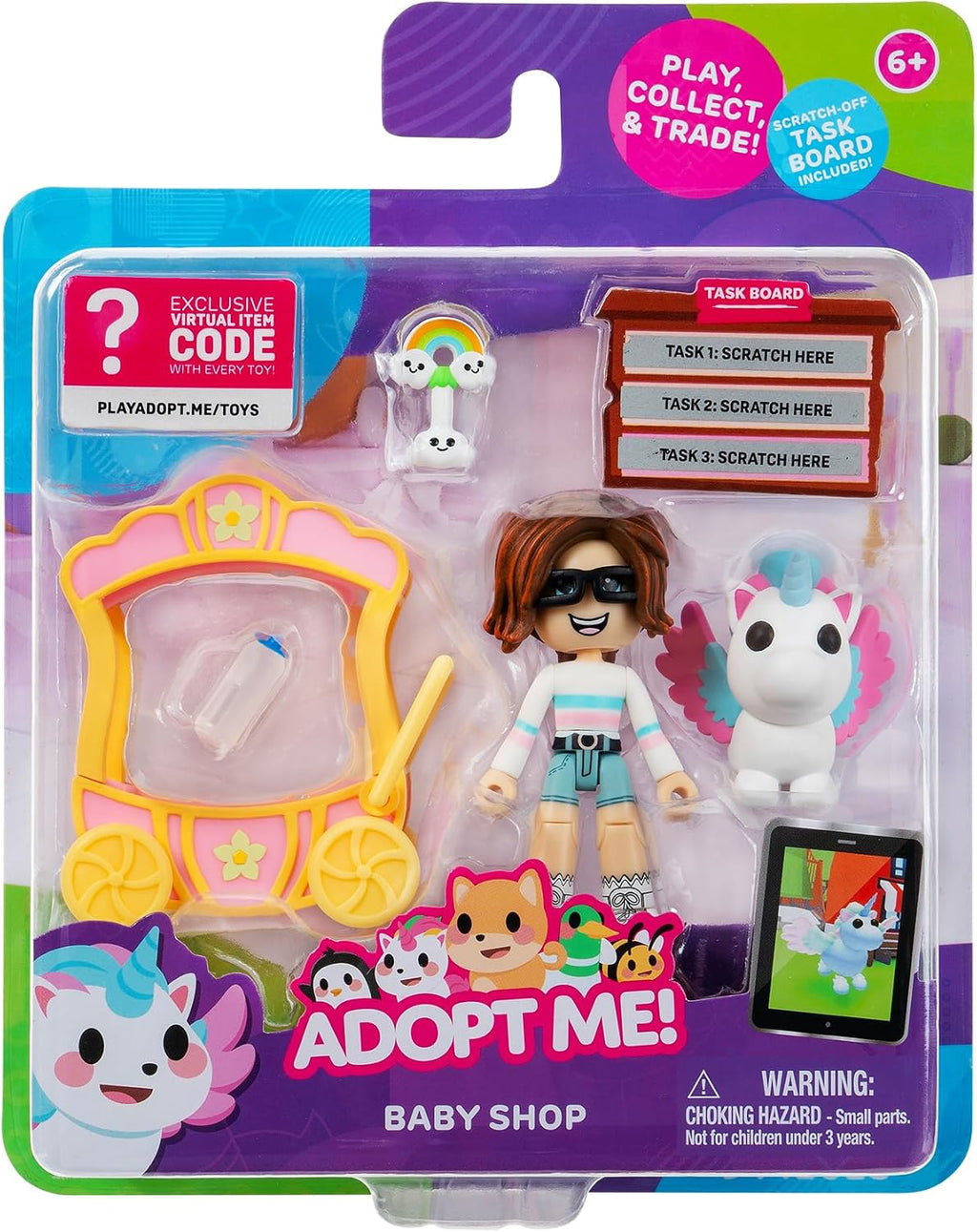 Adopt Me! Baby Shop - Friends Pack - Top Online Game – Fun, Collectible Toys for Kids Featuring Your Favourite Adopt Me 