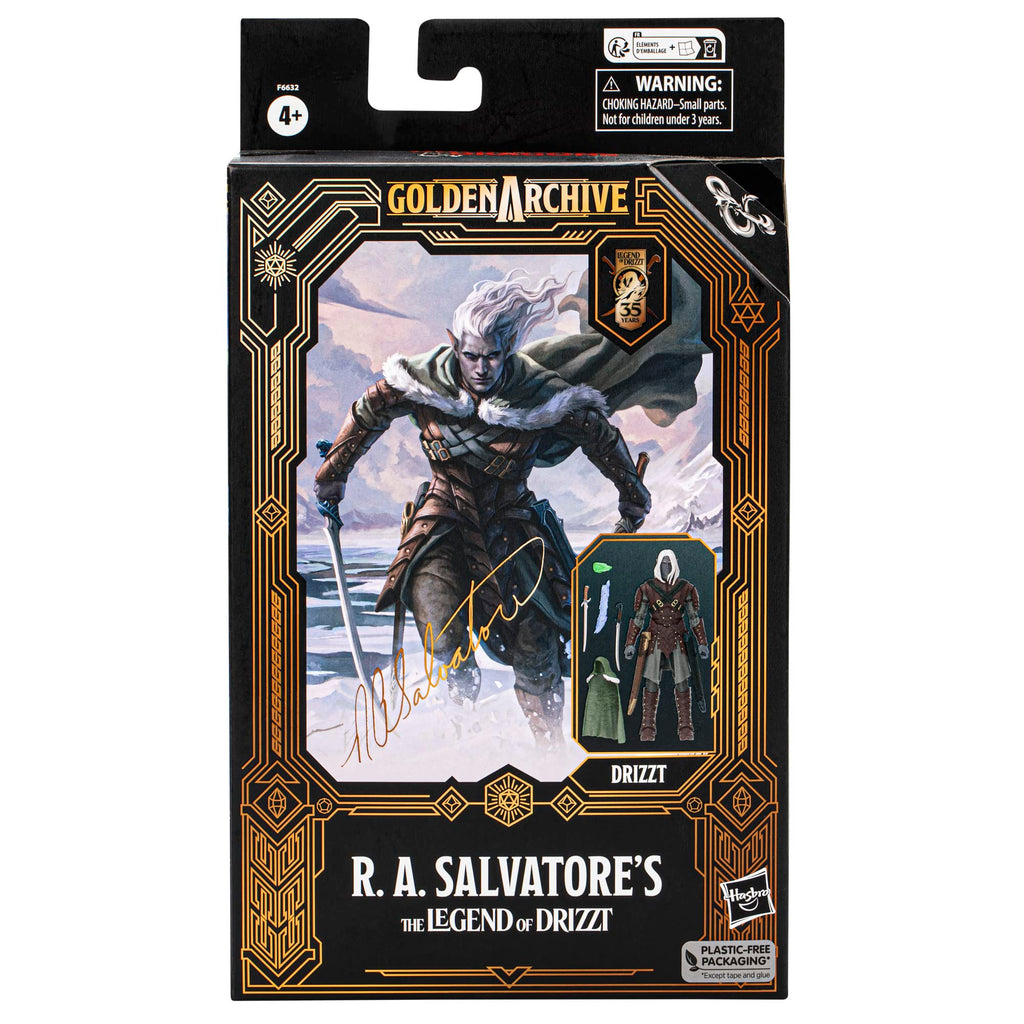 Dungeons & Dragons R.A. Salvatore's The Legend of Drizzt Golden Archive 6" Scale Drizzt Action Figure