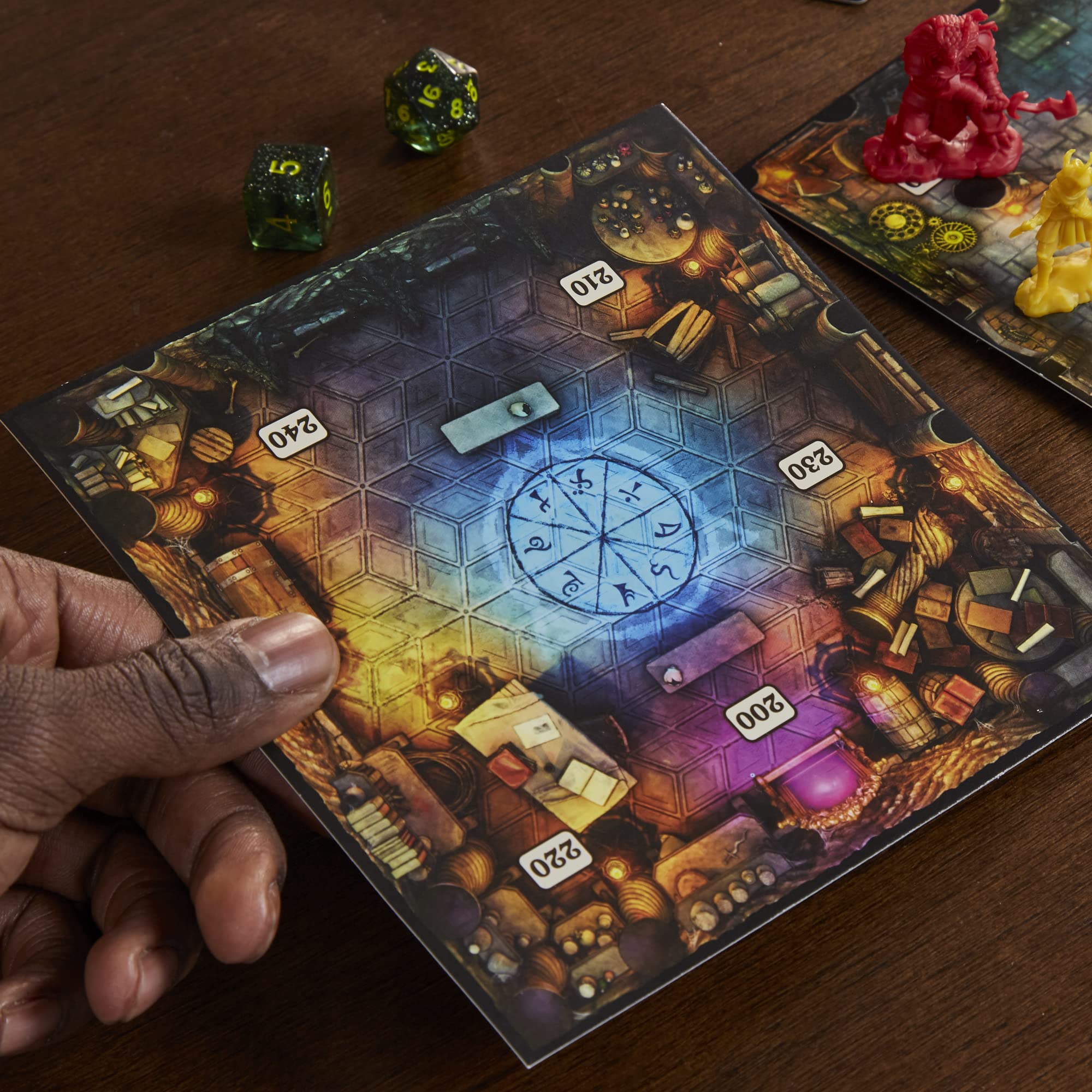 Hasbro Gaming Dungeons & Dragons: Bedlam in Neverwinter Board Game, Escape Room, Co-op Strategy Games for Kids 12 Years and Up, 2-6 Players, 3 Acts Approx. 90 Minutes Each