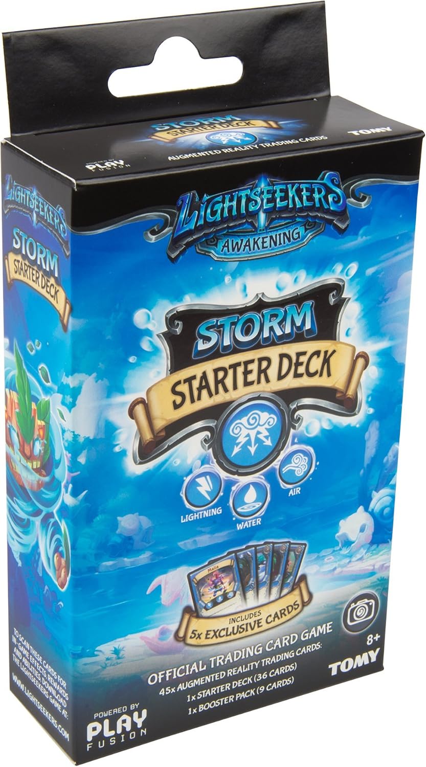 Tomy TOML71404 Lightseekers TCG Storm Card Starter Deck Game