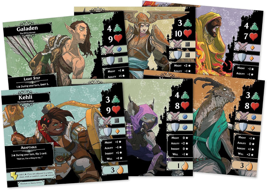 Fantasy Flight Games Descent: Legends of the Dark, Core Game, Multicoloured