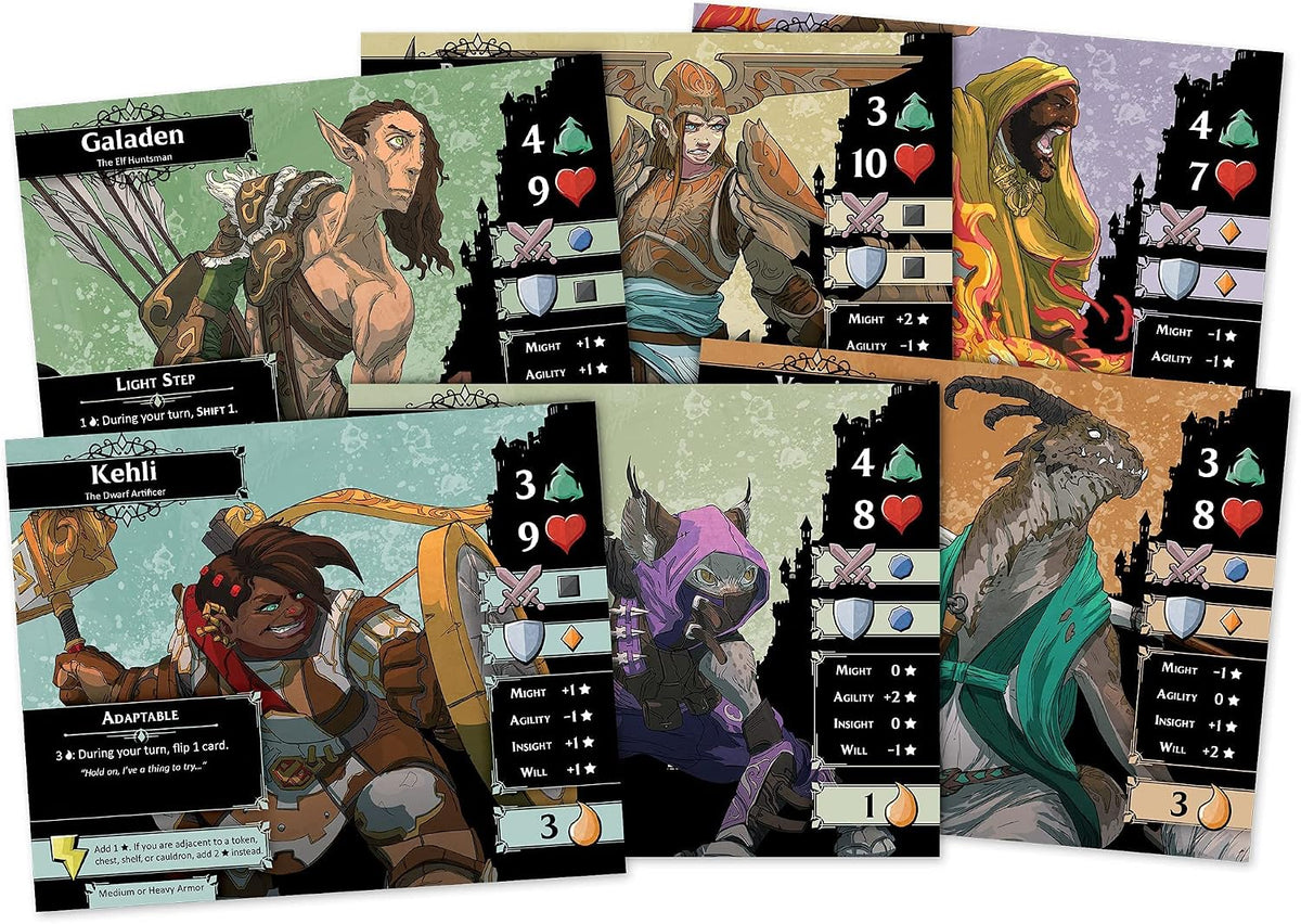 Fantasy Flight Games Descent: Legends of the Dark, Core Game, Multicoloured