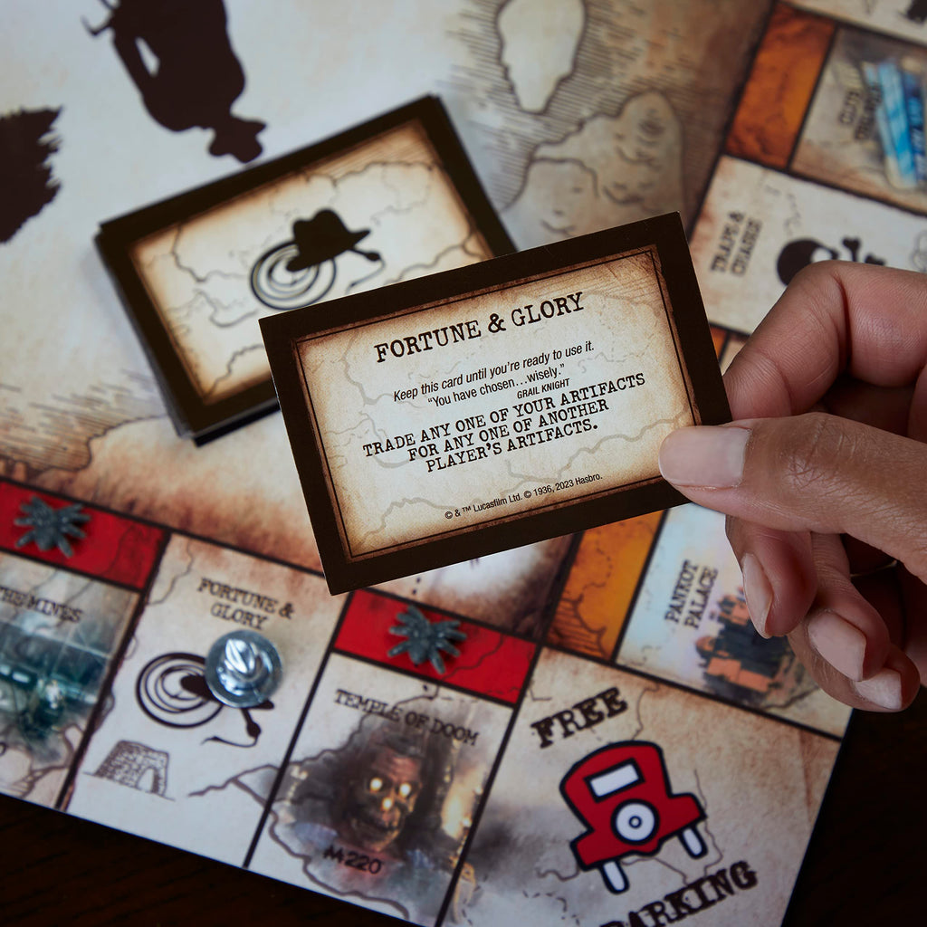 Hasbro Gaming Monopoly Indiana Jones Game, Inspired by The Indiana Jones Movies, Board Game for 2-6 Players, Ages 8 and Up