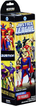 WizKids DC HeroClix Justice League Unlimited Booster Pack - 5 Figures, Classic Style, Ages 12+