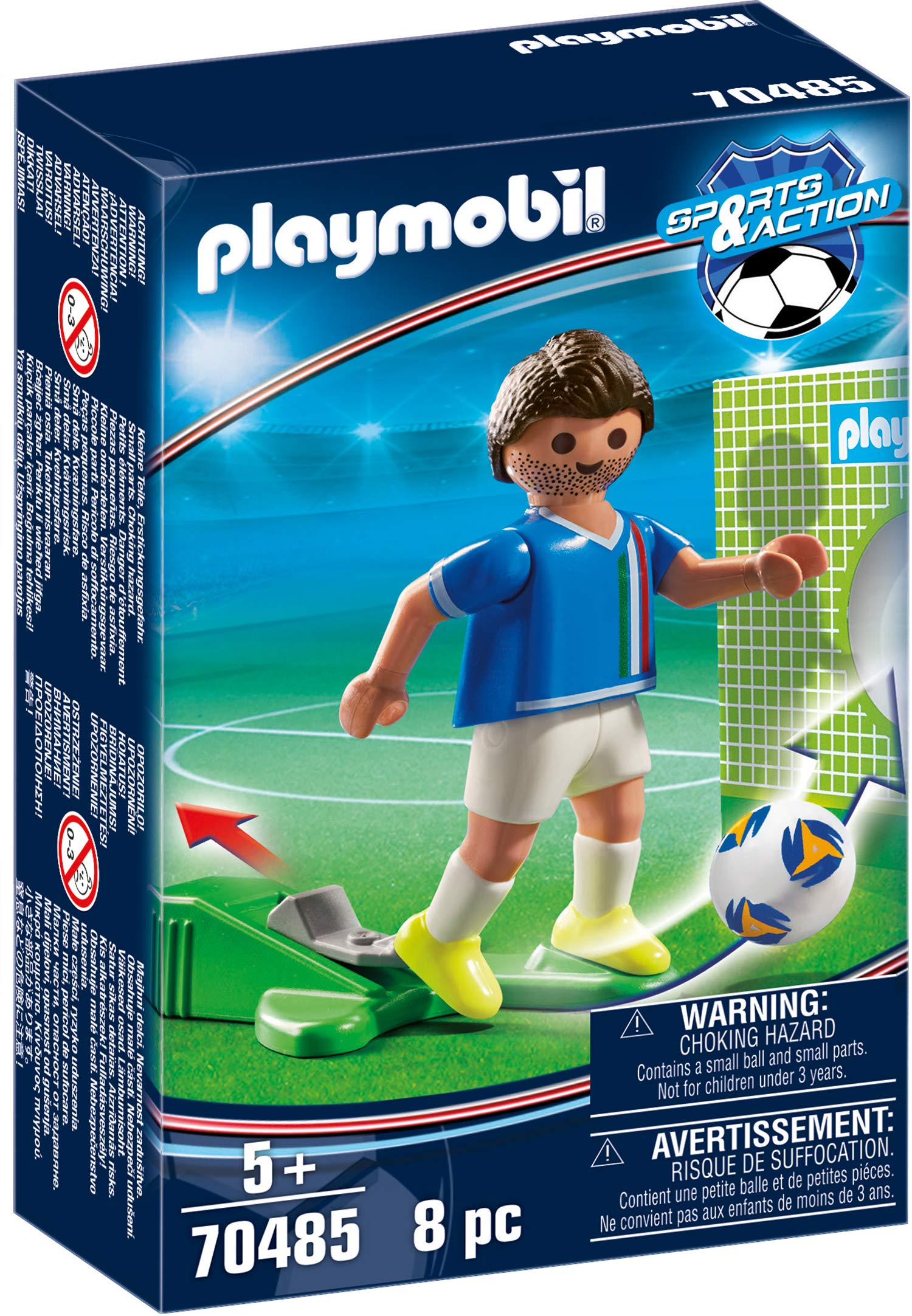 Playmobil 70485 Player Italian, Fun Imaginative Role-Play, PlaySets Suitable for Children Ages 4+