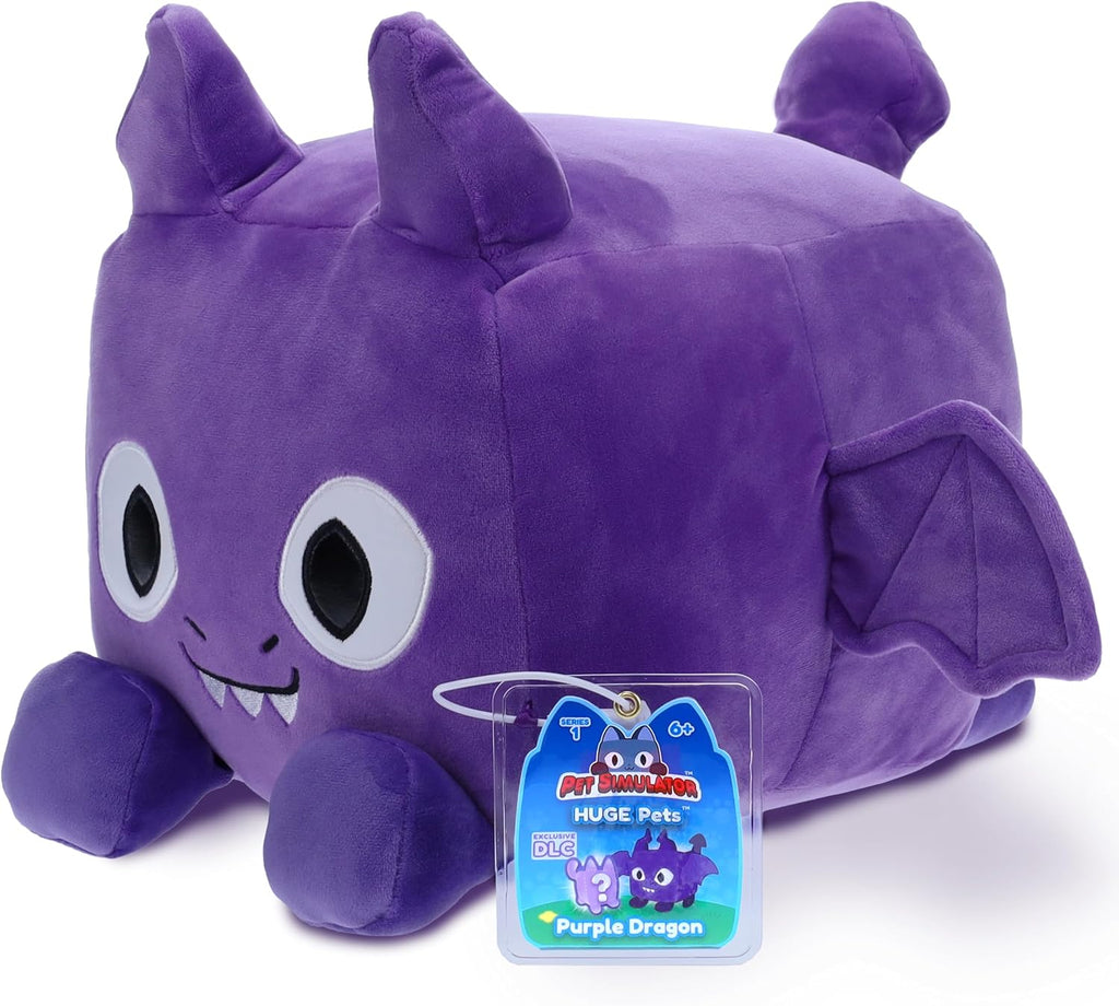 Pet Simulator - Purple Dragon Huge Pet Plush (8.5" Tall, Series 1)