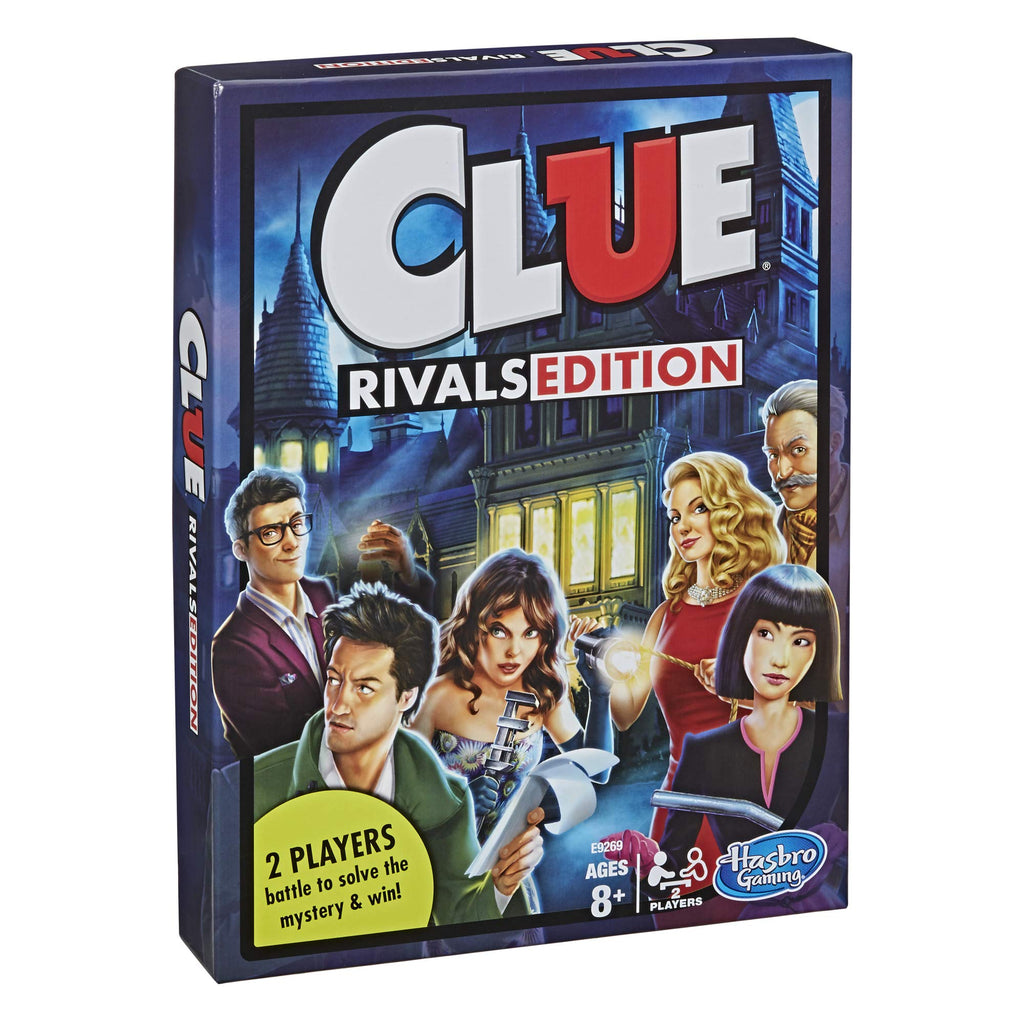 Hasbro Cluedo Board Game - Edition for Rivals, One to One Game for 2 Players, Fast Game, for Children from 8 Years, Classic Detective Game: Discover Who Committed the Crime