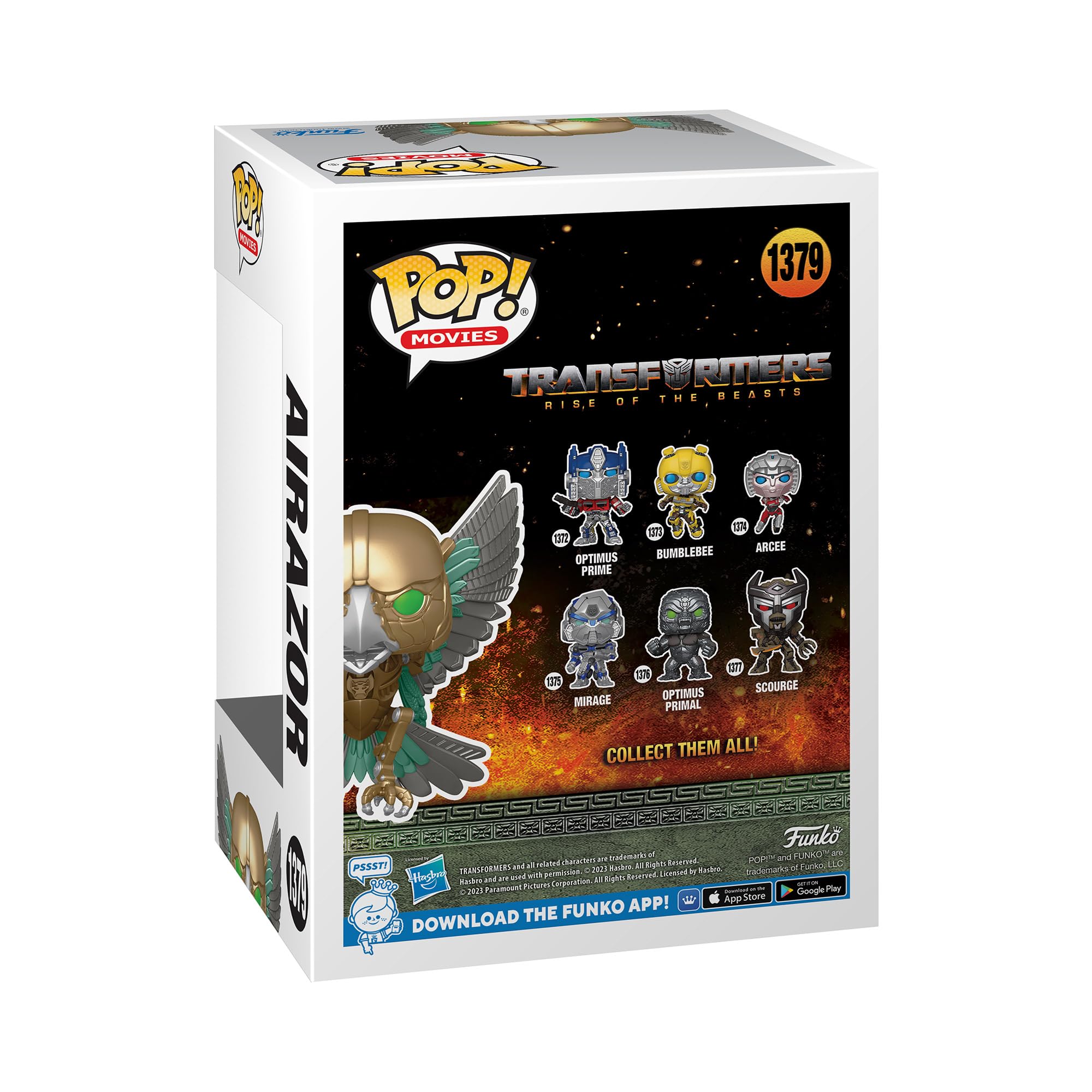 Funko Pop! Vinyl: Transformers: Rise Of the Beasts - Air Razor - Amazon Exclusive - Collectable Vinyl Figure - Gift Idea - Official Merchandise - Toys for Kids & Adults - Movies Fans