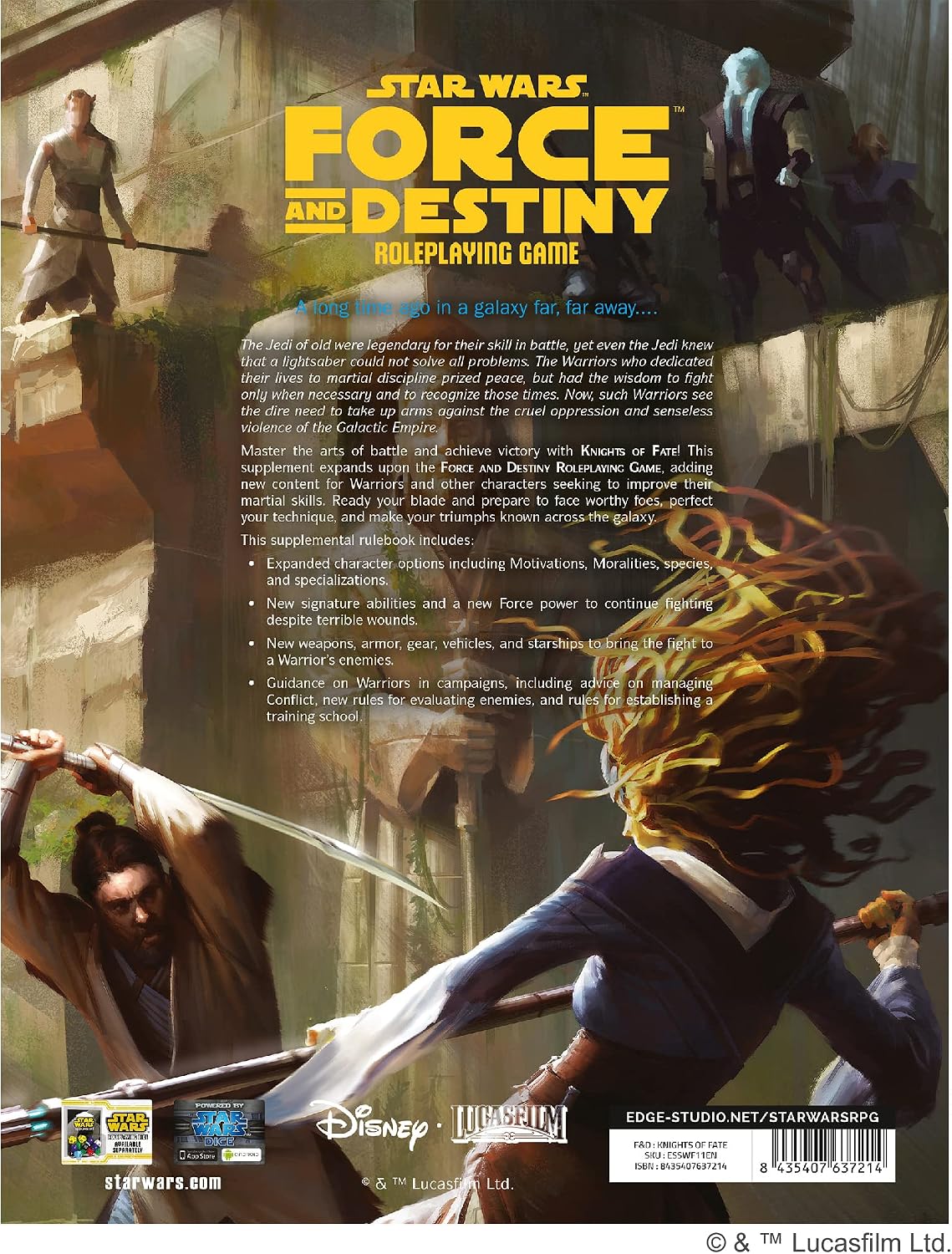 Edge, Star Wars Force and Destiny RPG: Knights of Fate