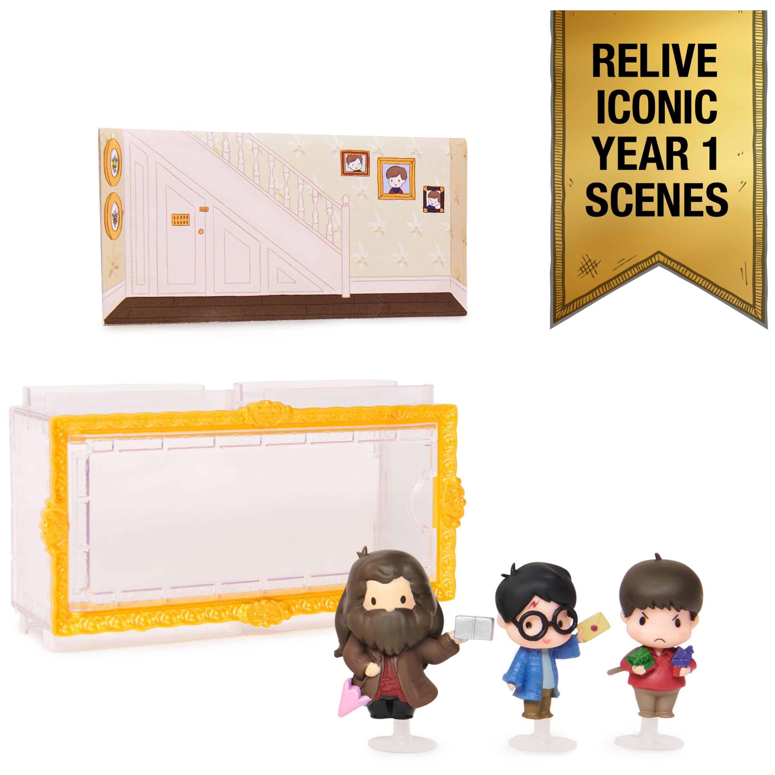 Wizarding World Spin Master Potter CllctbleMltPckHarryandDudley Solid Color (New) Harry, Hagrid & Dudley, 1, 6067402